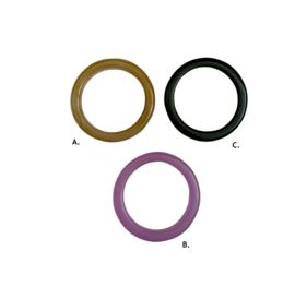 Bybjor Colorful Resin Ring