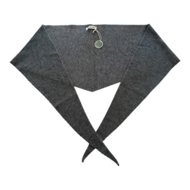 Bybjor Merino Wool Large Scarf "Mid Grey-Melange"