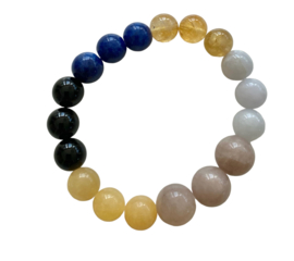 Bybjor Colorful Gemstone Beads Bracelet