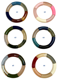 Bybjor Colorful Rainbow Bracelet Collection