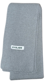 Bybjor Chunky Merino Wool Ribbon Scarf "Ice Blue"