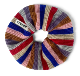 Bybjor Merino Wool Striped Scrunchie