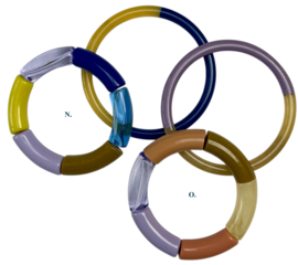 Bybjor "SPRING"  2026 Rainbow Bracelet Package 18pcs.