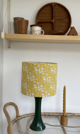 Liberty Organic Yellow & Ceramic Green Lamp