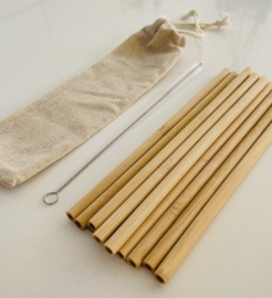 Bamboo Straws Set