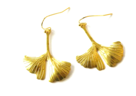 Ginkgo Long Earrings