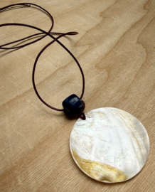 Bybjor Leather Cord Pendant Necklace
