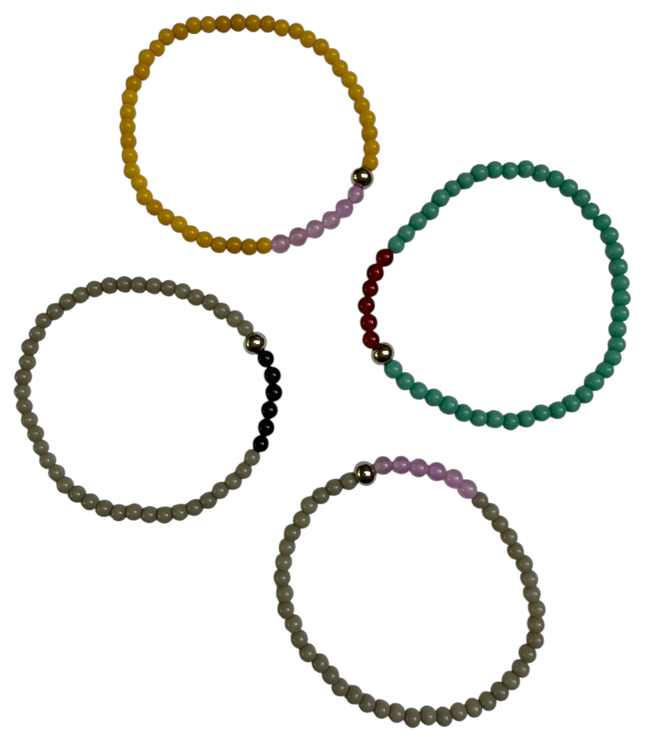 Bybjor Colorful Beads & Jade Bracelet