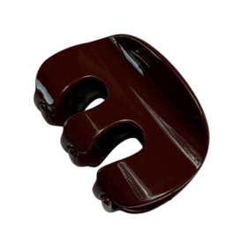 Bybjor Burgundy & Olive Hairclip