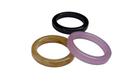 Bybjor Colorful Resin Ring