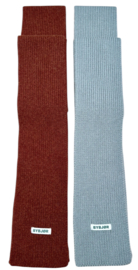 Bybjor Chunky Merino Wool Ribbon Scarf