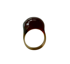 Bybjor Oval Chunky Ring