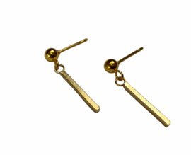 Golden Bar Earrings