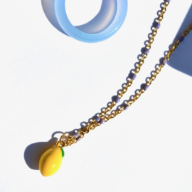 Lila & Lemon Golden Necklace