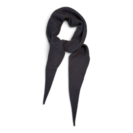 Bybjor Merino Wool Large Scarf "Brown-Melange"