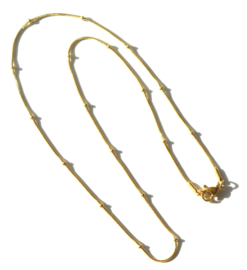 Ball Chain Golden Necklace