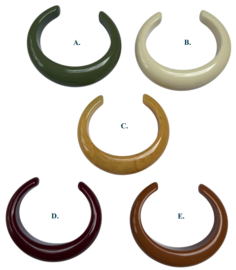 Bybjor Cuff Resin Bracelet