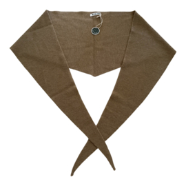 Bybjor Merino Wool Large Scarf "Khaki-Melange"