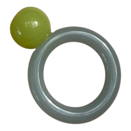 Bybjor Colorful Duo "Bubble" Ring