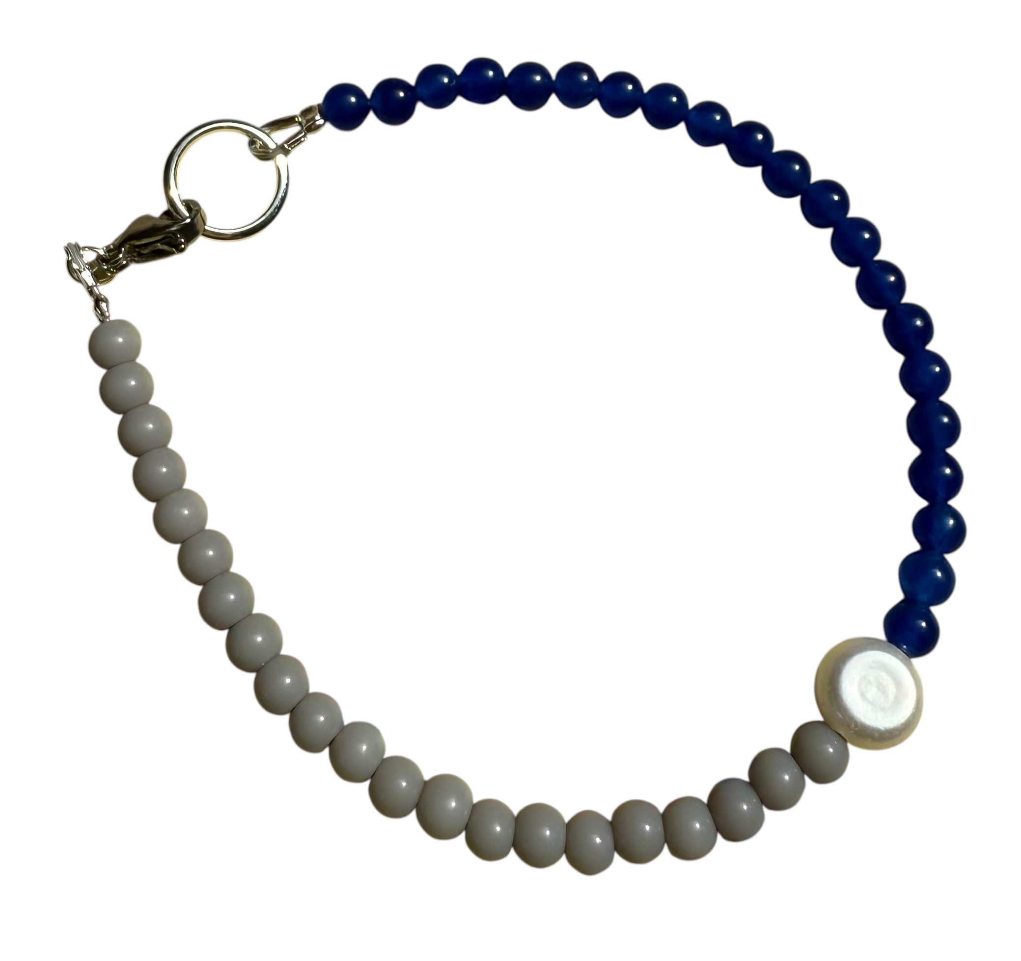 Bybjor Cobalt & Pearl Bracelet