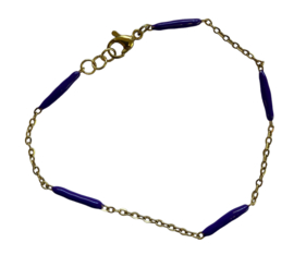 Enamel & Golden Bracelet