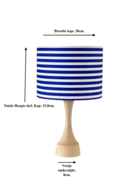 Scandic Wood & Stripes Lamp