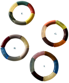 Bybjor "SPRING"  2026 Rainbow Bracelet Package 18pcs.