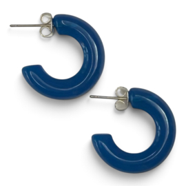Bybjor Colorful "Resin" Hoop Earrings Set
