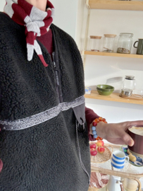 Bybjor Merino Wool Chunky Stripe Mini Scarf