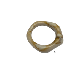 Bybjor Organic Shape Resin Ring