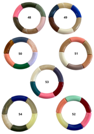 Bybjor Colorful Rainbow Bracelet Collection