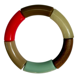 Bybjor "Color & Wood" Rainbow Bracelet Collection 09