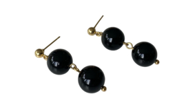 Bybjor Natural Beads Chunky Earrings