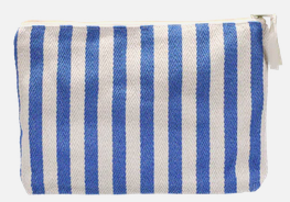 Toilet Bag Natural White-Lightblue