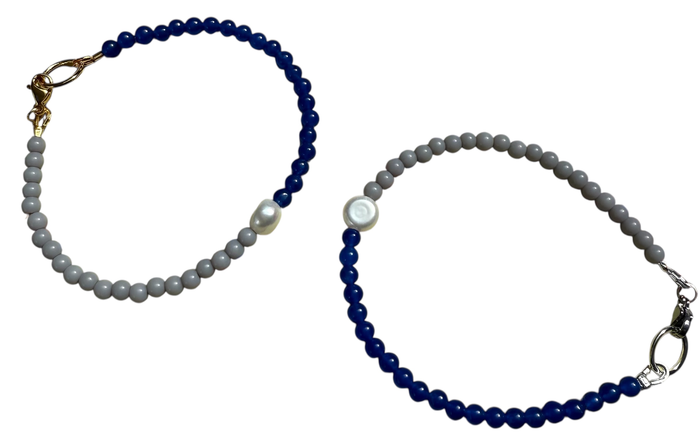 Bybjor Cobalt & Pearl Bracelet