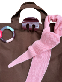 Bybjor Burgundy & Olive Hairclip