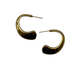 Bybjor Arc Stud Golden Earrings