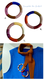 Bybjor Rainbow Bracelets B2B Package "MARBLE" 12 pieces