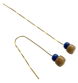 Bybjor Duo Color Sterling Threader Earrings