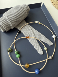 Kyoto Ltd. Edition Stone & Tube Necklace
