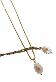 Golden Little Daisy Necklace
