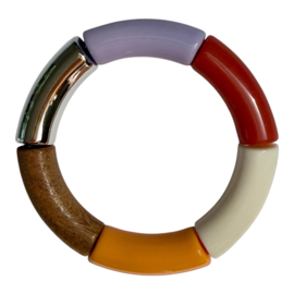 Bybjor "Color & Wood" Rainbow Bracelet Collection 11