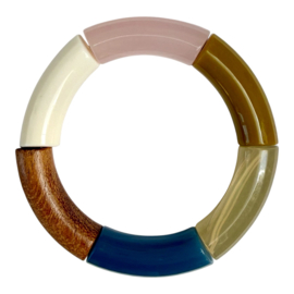Bybjor "Color & Wood" Rainbow Bracelet Collection 05