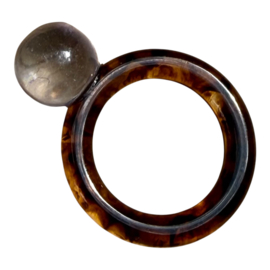 Bybjor Colorful Duo "Bubble" Ring