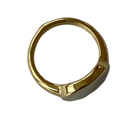 Ovale Golden Ring