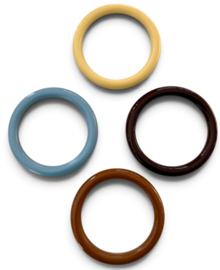 Bybjor Color & Wood Bangle Bracelet