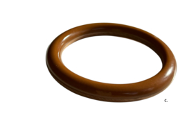 Bybjor Color & Wood Bangle Bracelet