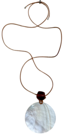Bybjor Leather Cord Pendant Necklace