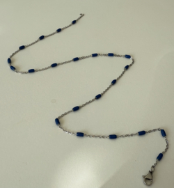 Bybjor Cobalt & Tube Necklace