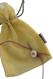 Bybjor Pastel Crystals & Button Necklace